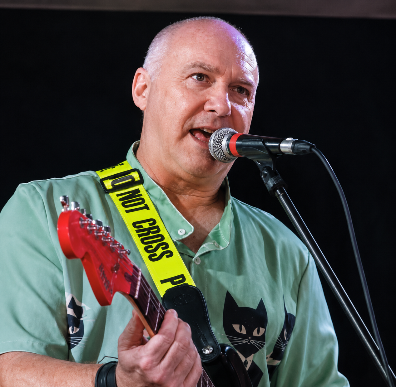 M. David Hornbuckle performing live